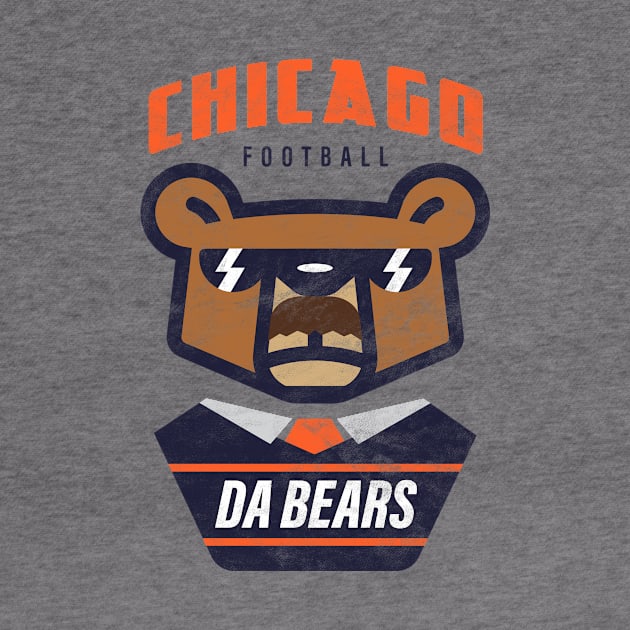 Chicago Football Legendary Coach Bear by BooTeeQue